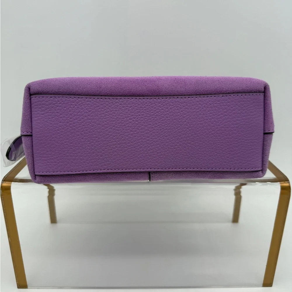 Kate Spade 454 Suede Mini Crossbody Wisteria Purple